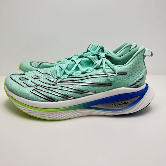New Balance FuelCell SC Elite V3 Green Running Shoes MRCELLT3 Men’s Size 10.5 - Picture 10 of 11